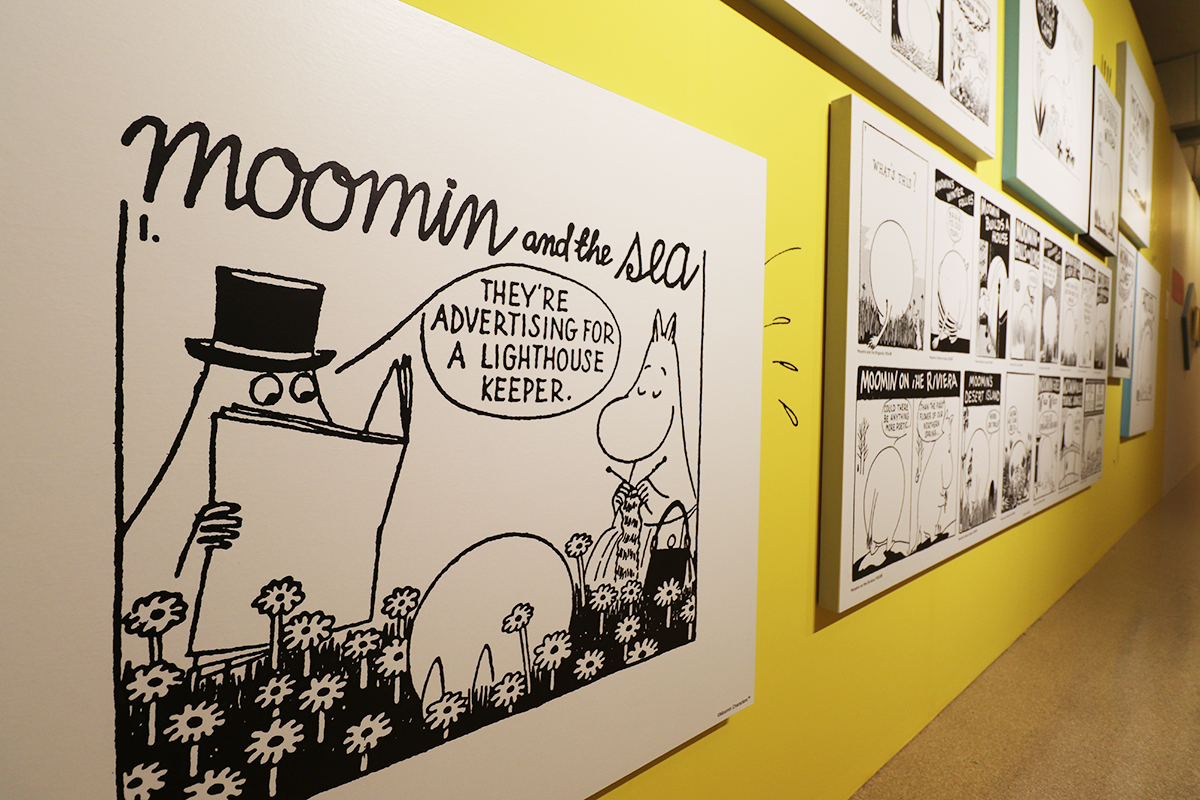 ムーミン作者 画家『トーベ・ヤンソン』2017年フィンランドでの展示ポスター
